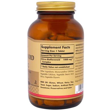 Биофлавоноиды, Citrus Bioflavonoid, Solgar, 1000 мг, 100 таблеток - фото
