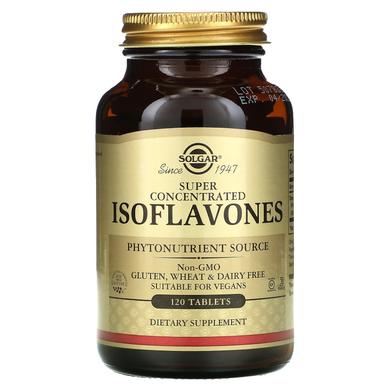 Соєві ізофлавони з геністеїн і даидзеином, Isoflavones, Solgar, 120 таблеток - фото