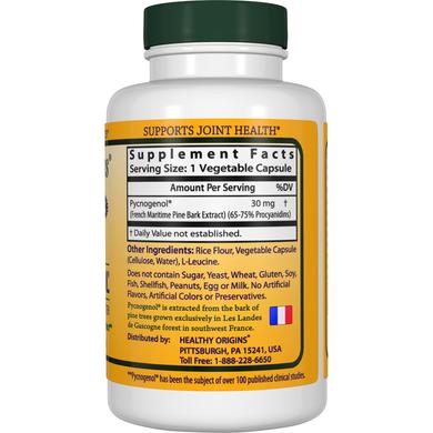 Пикногенол, Pycnogenol, Healthy Origins, 30 мг, 60 капсул - фото