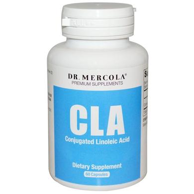 Конъюгированная линолевая кислота, CLA, Dr. Mercola, 60 капсул - фото