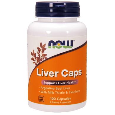 Підтримка печінки, Liver Caps, Now Foods, 100 капсул - фото