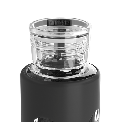 Бутылка для воды, Art Glass, черная, Prozis, 550 мл - фото