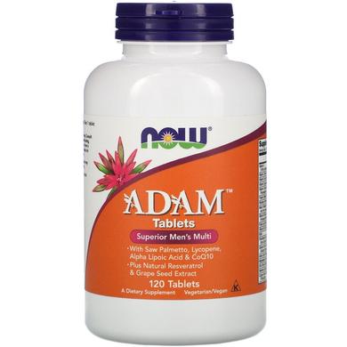 Вітамінний комплекс Адам (Adam, Men's Multi), Now Foods, 120 таблеток - фото