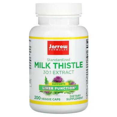 Расторопша (Milk Thistle), Jarrow Formulas, 150 мг, 200 капсул - фото
