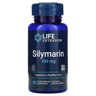 Силімарин, Silymarin, Life Extension, 100 мг, 90 капсул - фото