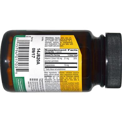 Прегненолон, Pregnenolone, Country Life, 10 мг, 60 капсул - фото