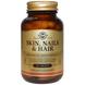 Витамины для волос, кожи и ногтей, Skin, Nails & Hair, Solgar, 60 таблеток, фото – 1