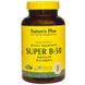 Комплекс витамина В, Super B-50, Nature's Plus, 180 растительных капсул, фото – 1