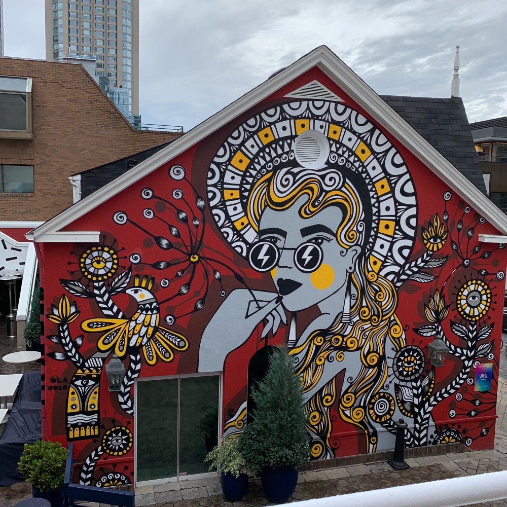 Christian Louboutin Mural